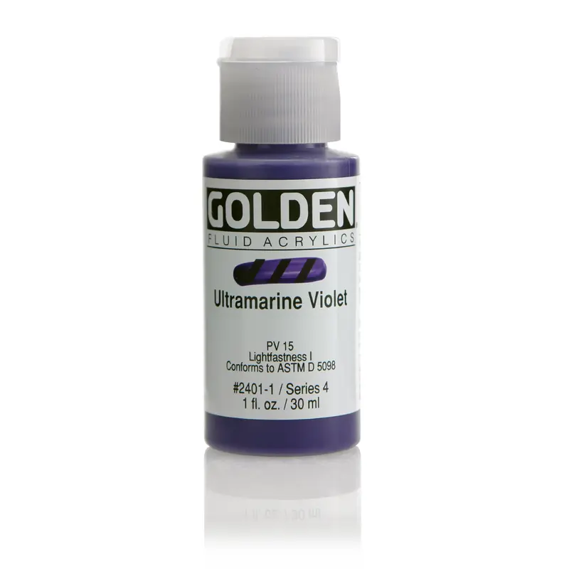 FLUID ACRYLIC PAINT ULTRA VIOLET 1OZ