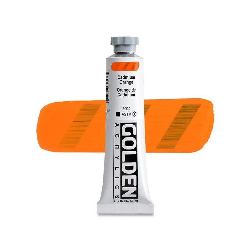 HB ACRYLIC PAINT CADMIUM ORANGE 2 OZ