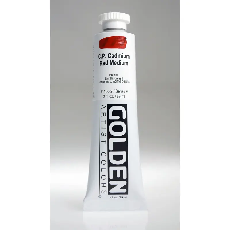 HB ACRYLIC PAINT CADMIUM RED MED 2OZ