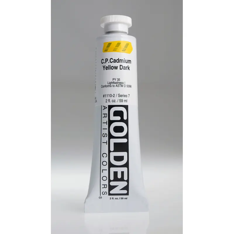HB ACRYLIC PAINT CADMIUM YELLOW OW DARK 2OZ