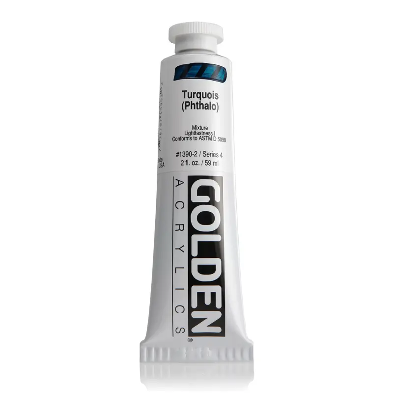 HB ACRYLIC PAINT TURQUOISE PTHALO 2OZ