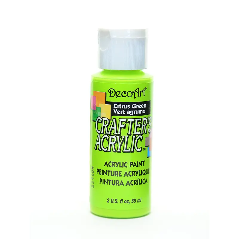 2OZ CITRUS GREE CRAFTER ACRYLIC PAINT