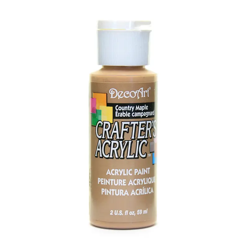 2OZ COUNTRY MAPLE CRAFTER ACRYLIC PAINT
