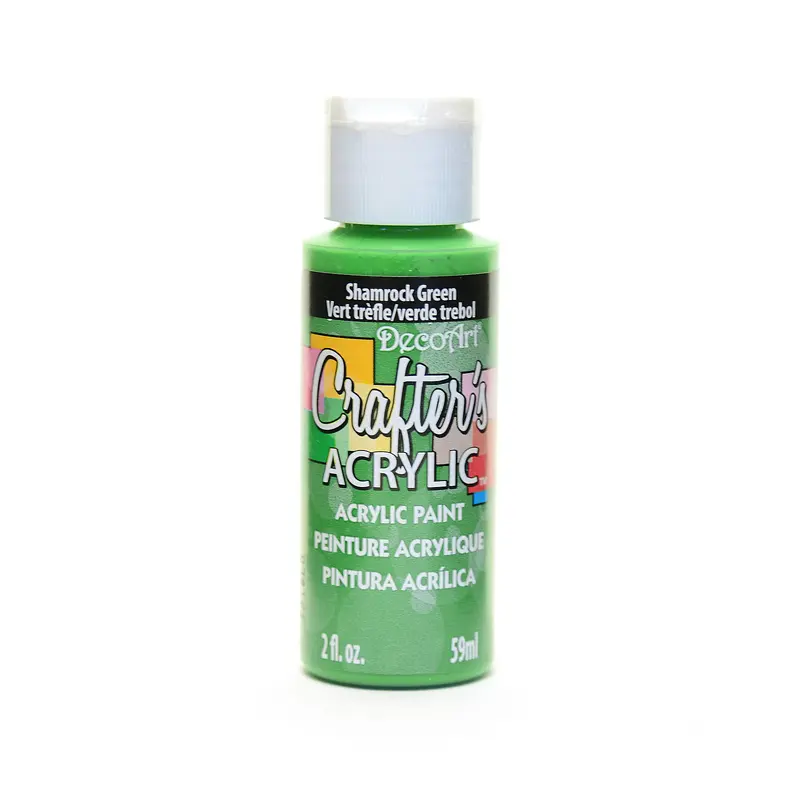 2OZ SHAMROCK GREEN CRAFTER ACRYLIC PAINT