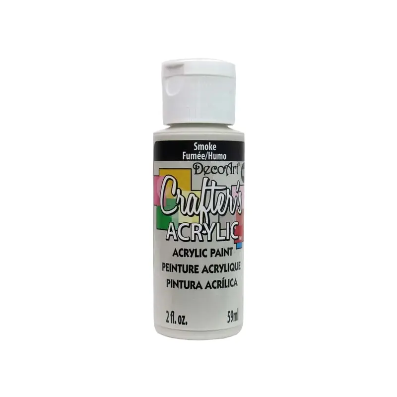 2OZ SMOKE (NEW) CRAFTER ACRYLIC PAINT