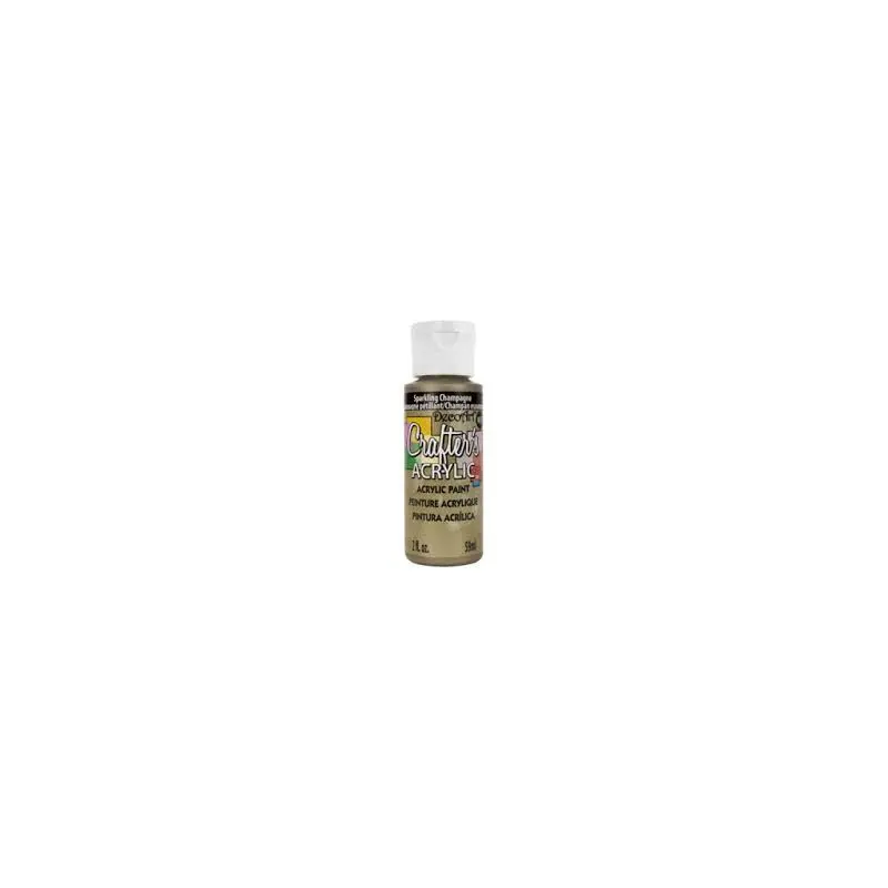 2OZ SPARK CHAMPAGN CRAFTER ACRYLIC PAINT