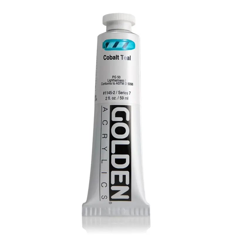 HB ACRYLIC PAINT COBALT TEAL 2OZ