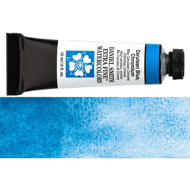 CERULEAN BLUE CHROM 15ML DJ284600021 DANIEL SMITH WATERCOLOR