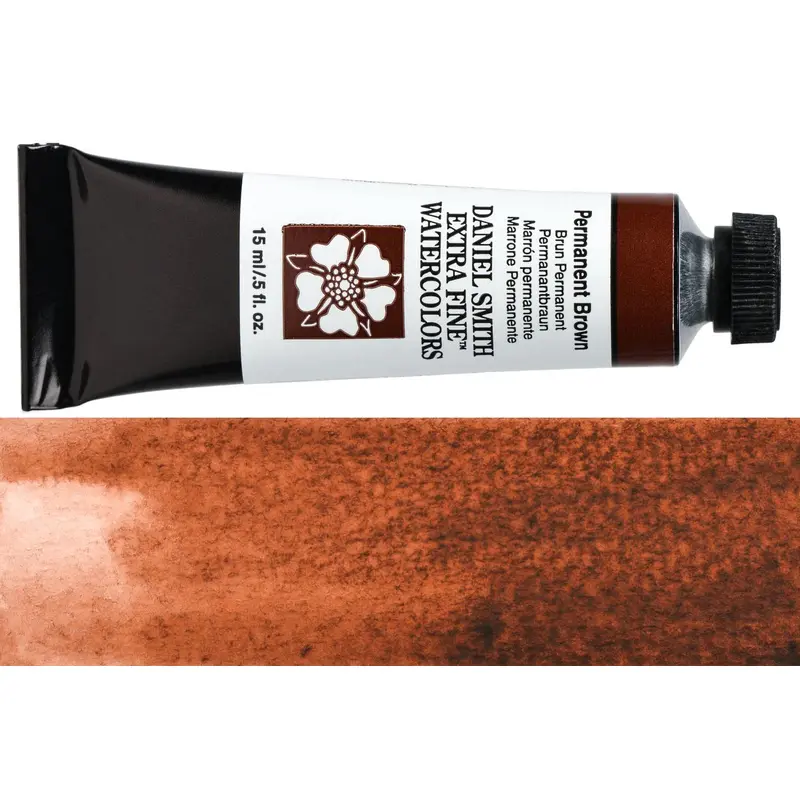 PERMANENT BROWN 15ML DJ284600068 DANIEL SMITH WATERCOLOR