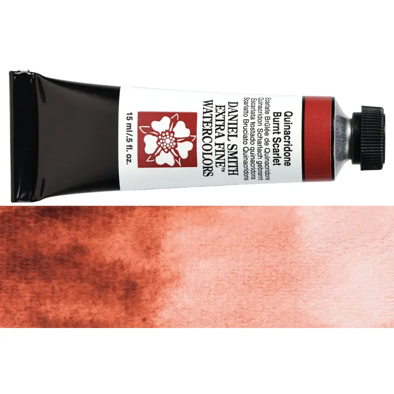 QUIN BURNT SCARLET 15ML DJ284600087 DANIEL SMITH WATERCOLOR