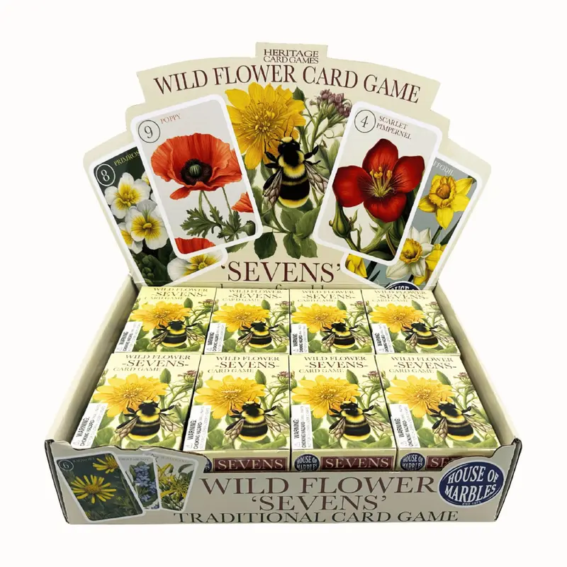 WILD FLOWER SEVENS CARD GAME