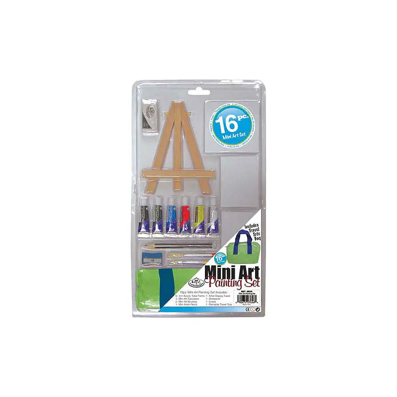 ESSENTIALS MINI ARTIST PAINTING SET-16PC