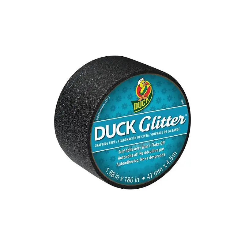 **Glitter Black Duck Tape