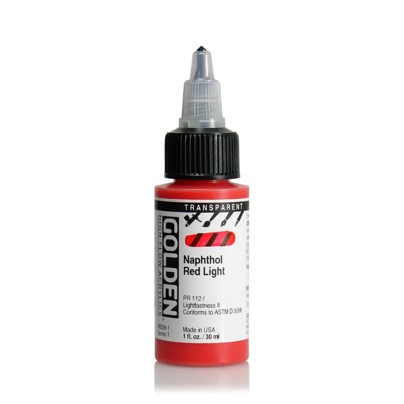HIGH FLOW ACRYLIC PAINT NAPHTHOL RED 1OZ