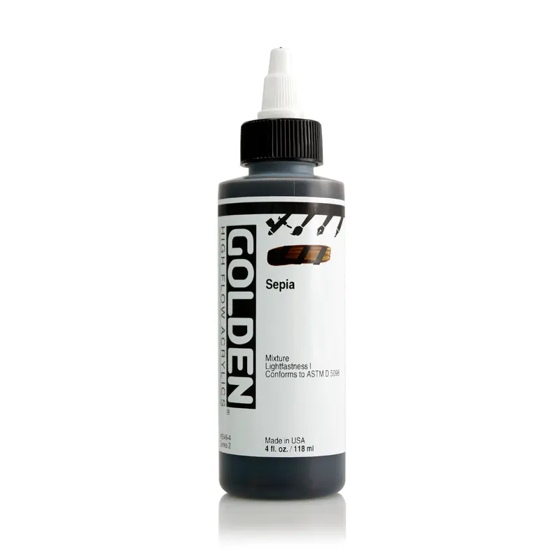 HIGH FLOW ACRYLIC PAINT SEPIA 4OZ