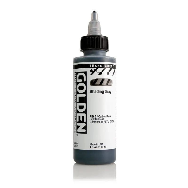 HIGH FLOW ACRYLIC PAINT SHADING GRAY 4OZ