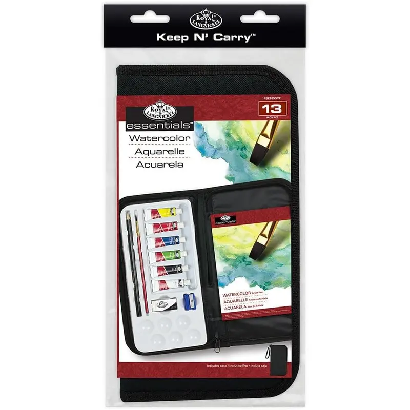 ROYAL & LANGNICKEL RSET-KCWP KC WATERCOLOR PAINT SET KEEP AND CARRY (13 PCS)