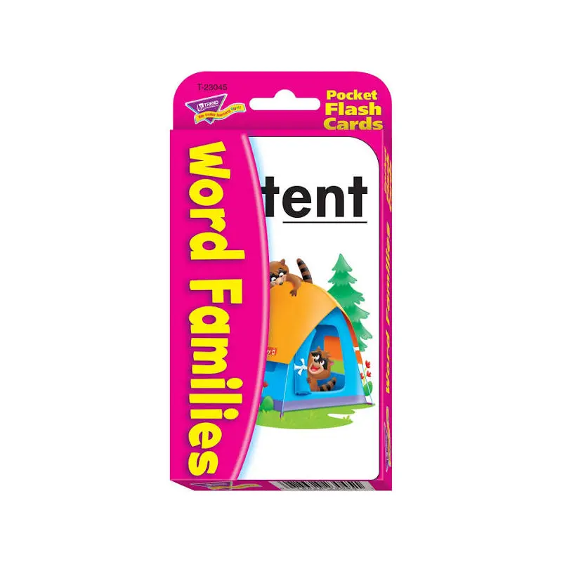 Word Families Flash Cards