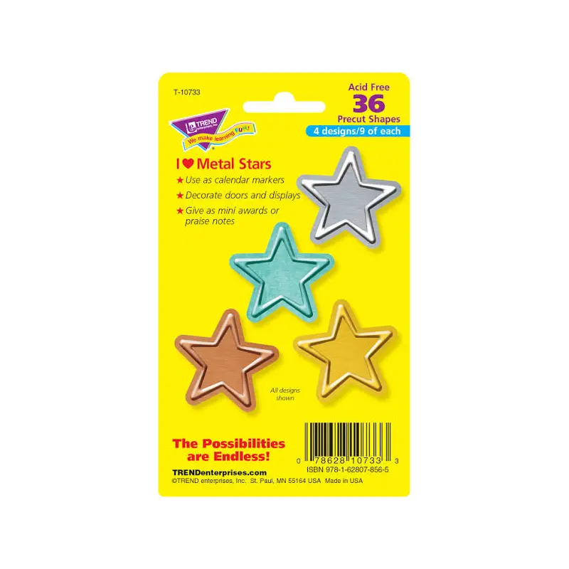 **Mini Accents Metal Stars