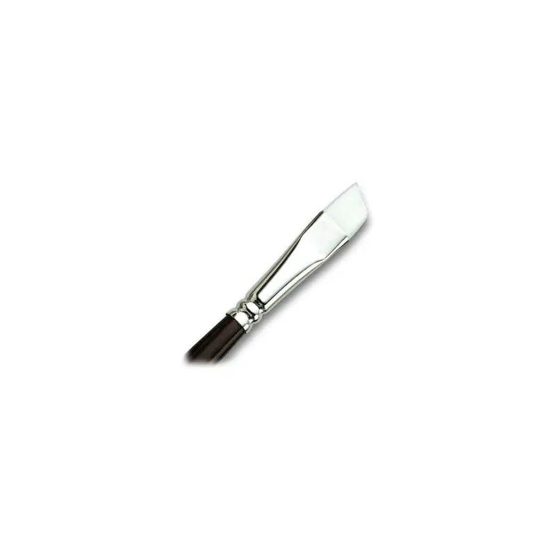 WHITE TAKLON ANGULAR PAINT BRUSH