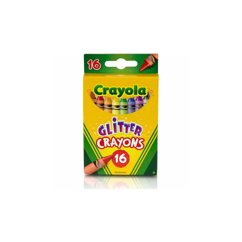 CRAYON GLITTER CRAYONS 20PK
