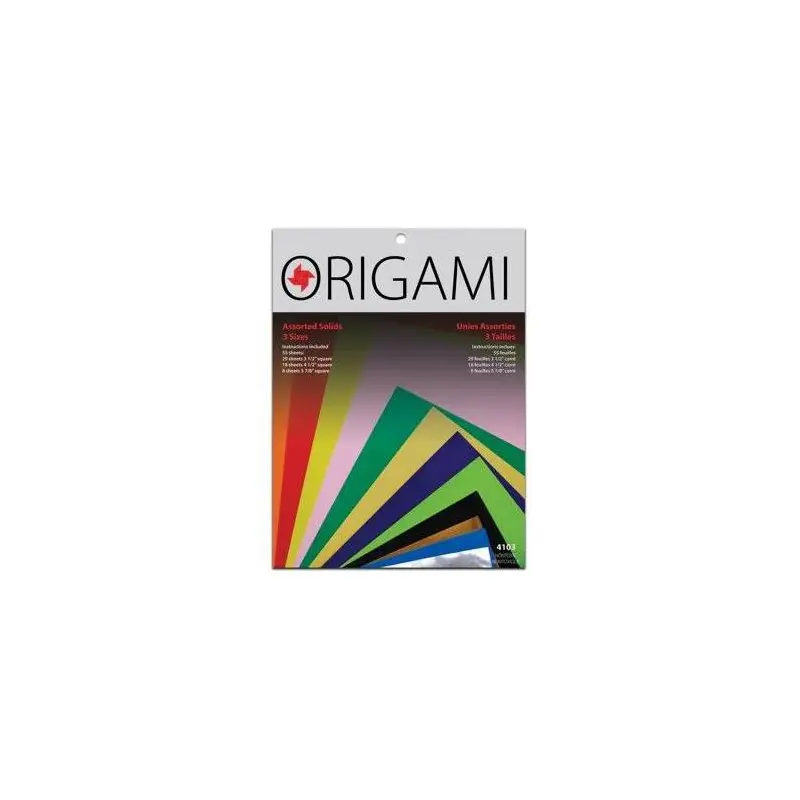 ORIGAMI ASSORTED SOLID ORIGAMI PAPER