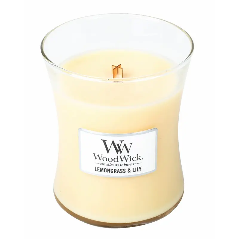 WW LEMONGRASS AND LILY 9.7OZ WOODWICK CANDLE