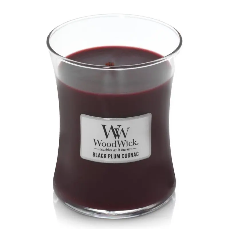 WW BLACK PLUM COGNAC 9.7OZ WOODWICK CANDLE