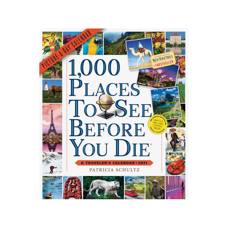 1000 PLACES TO SEE PICTURE-A-DAY WALL CALENDAR 2021