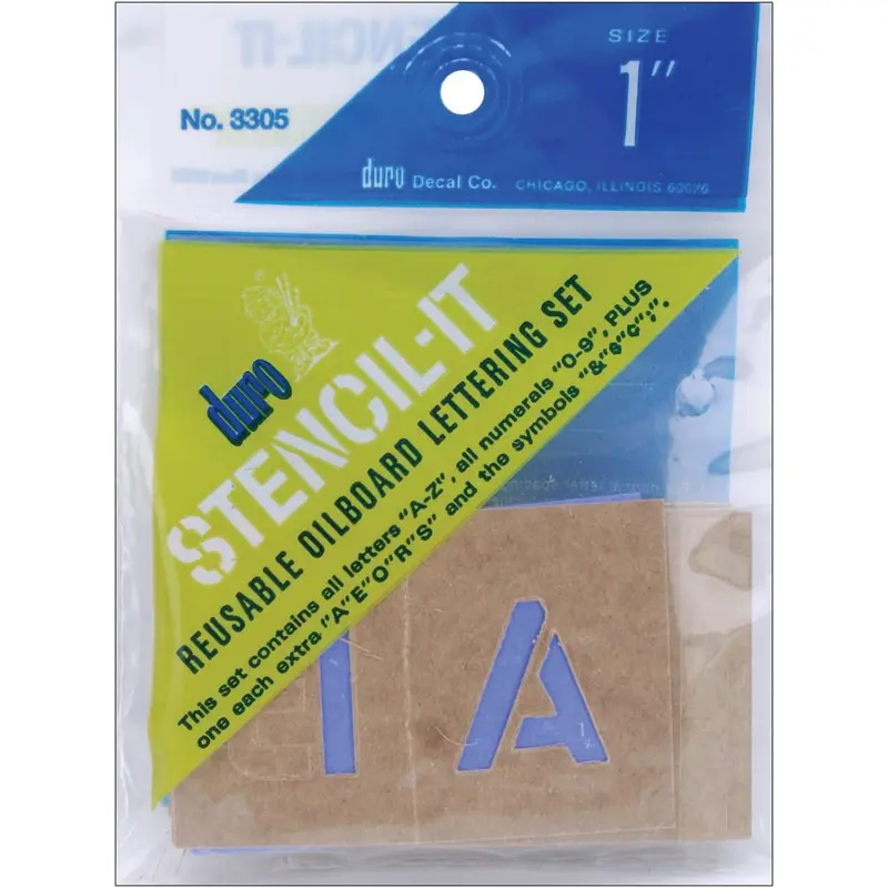 1" LETTER STENCIL