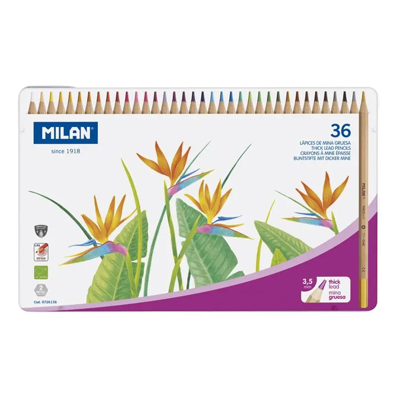 COLORE PENCIL 36CLR METAL CASE-0726136