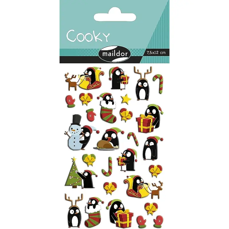 STICKER COOKY PENGUIN-CY062