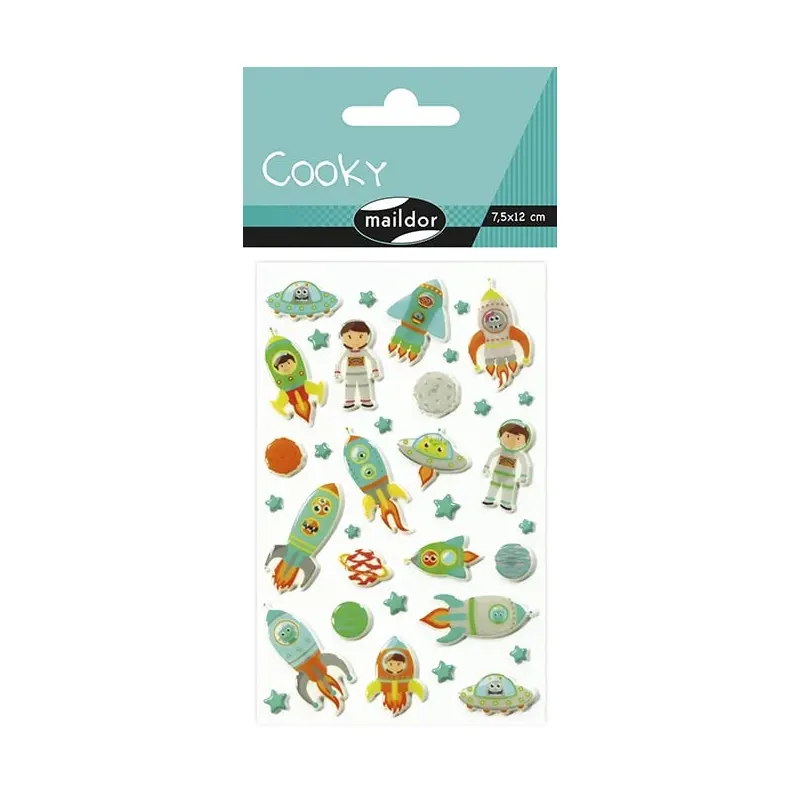 STICKER COOKY SPACE ROCK-CY005