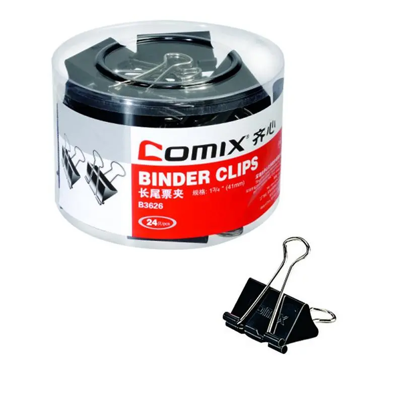 Binder Clip 41Mm 24Pcs