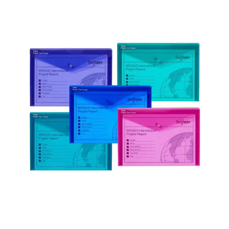 Button File A4 Twin Pocket