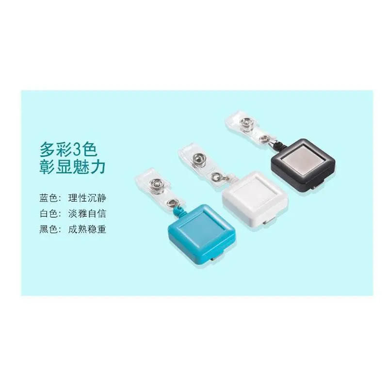 Name Badge Reel Plastic With Clip