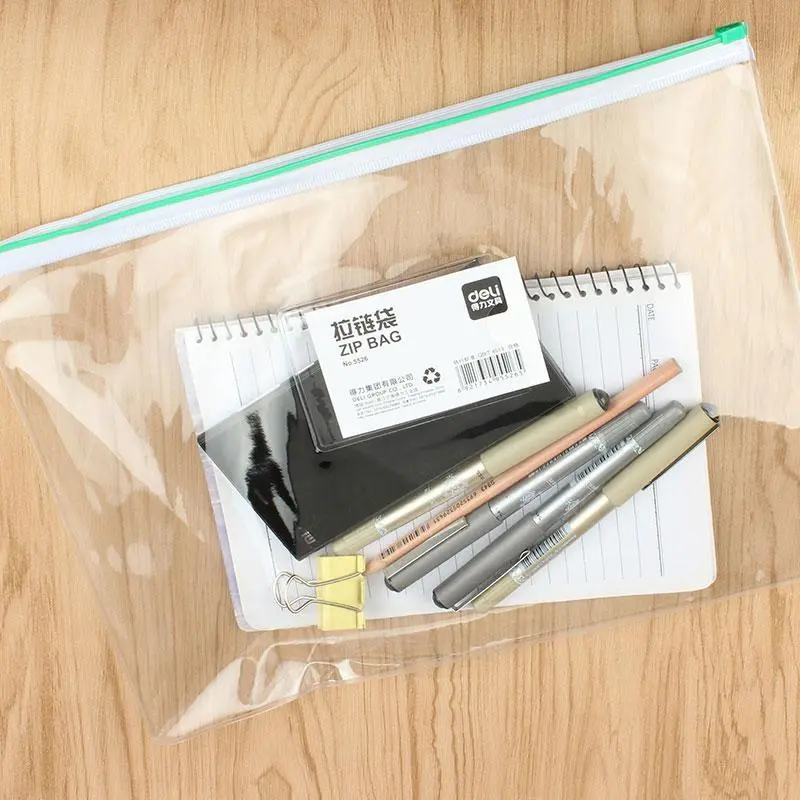 Zipper Bag Transparent A4 5526