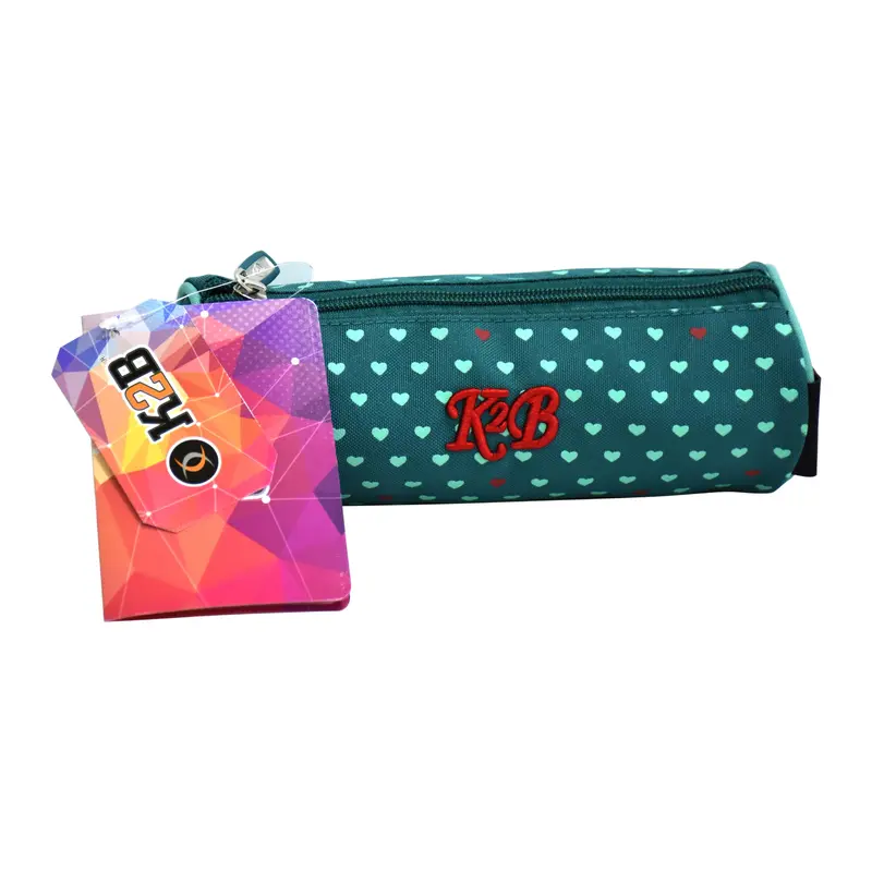 Pencil Case 2Zip Green