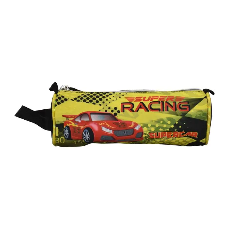 Pencil Case Round Super Car - 8-SCC-PCR