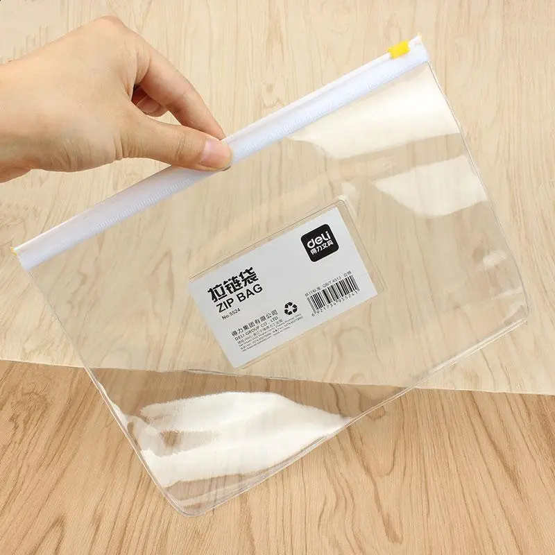 Zip Bag Clear A5 5524