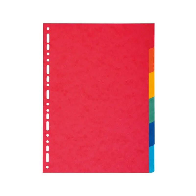 File Divider A4 6 Tabs