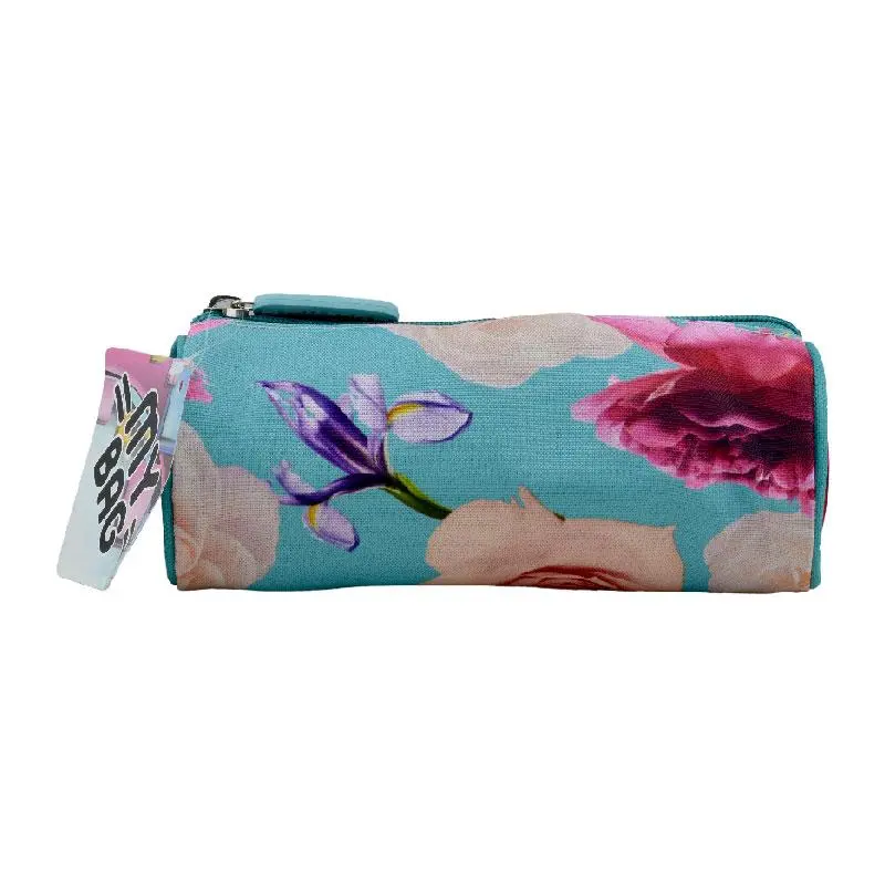 Pencil Case Round Rose Flower