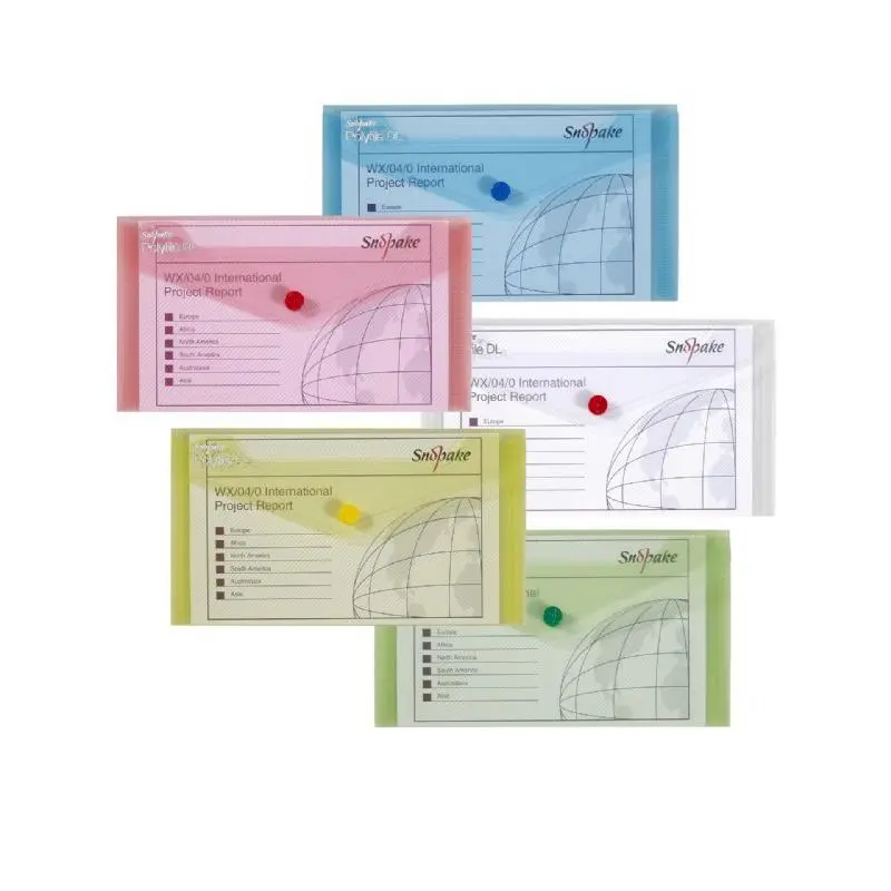 Botton File A4 Electra-Assorted colour