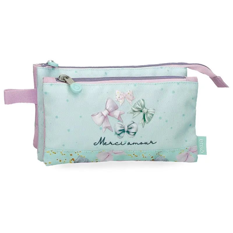 PENCIL CASE 3ZIP MERCI AMOUR-9764321