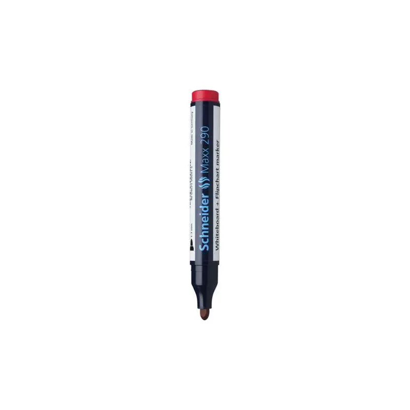 Schneider White Board Marker 290 Bullet Tip-Red-129002