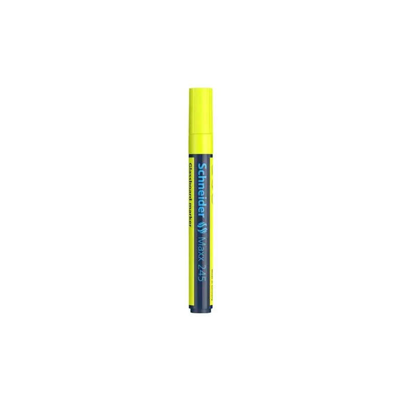 Glass Board Marker 245 Yellow- 124505