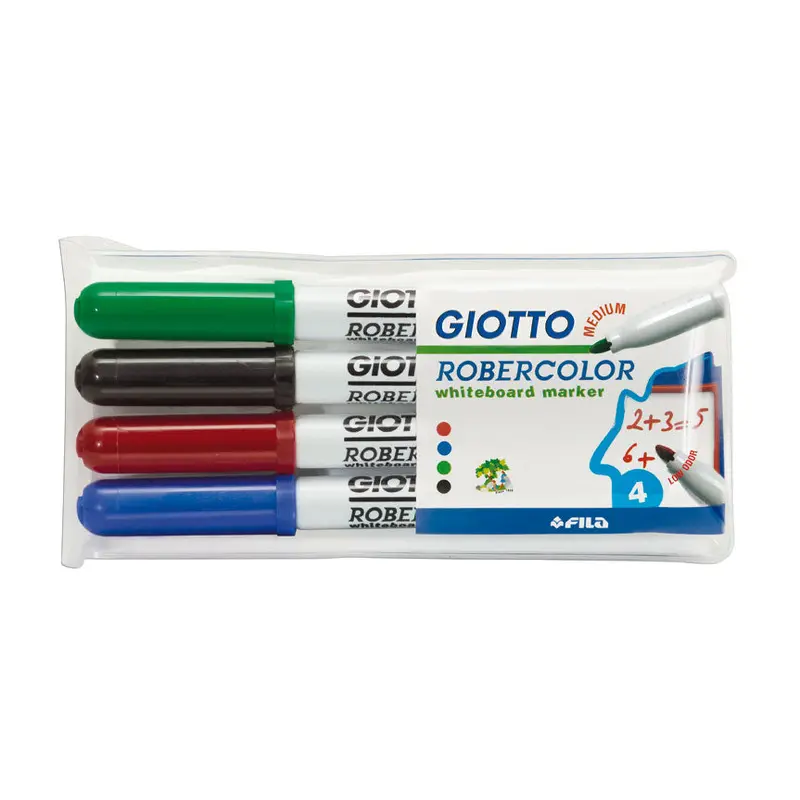 Giotto White Board Marker Medium 4 Color Set-413300
