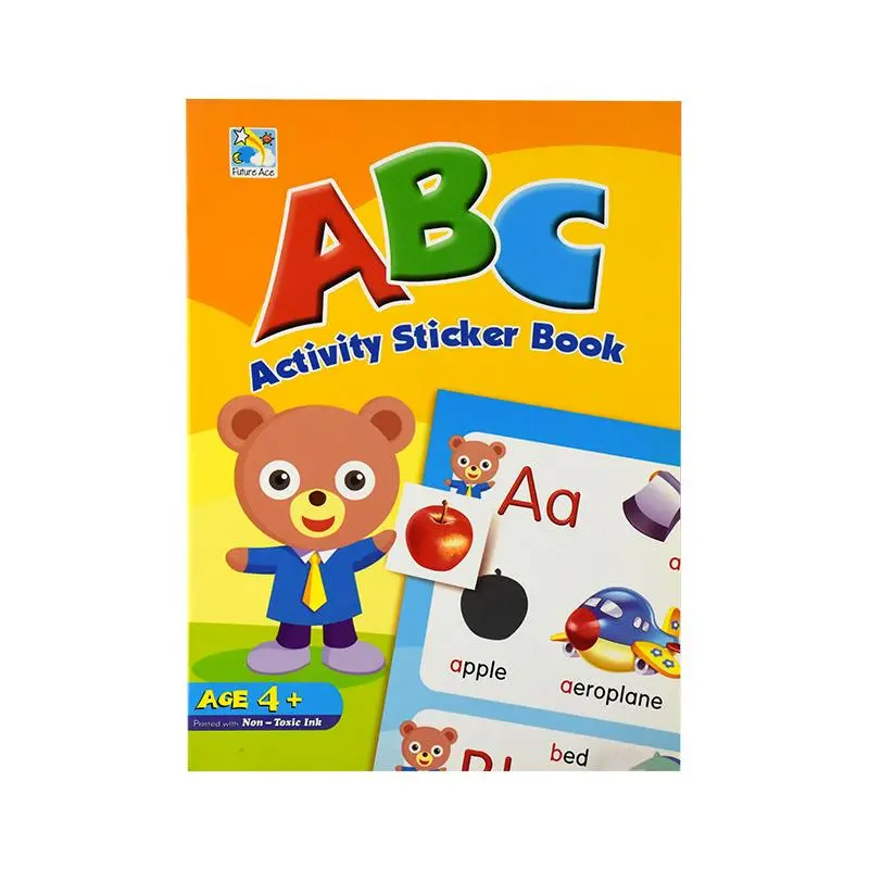 ABC ACTIVITY STICKER BOOK AGE 4+