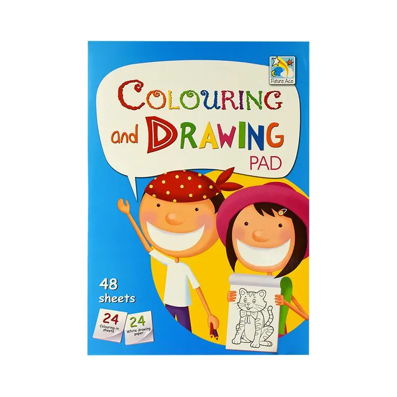 COLOURING AND DRAWING PAD 48 SHETS