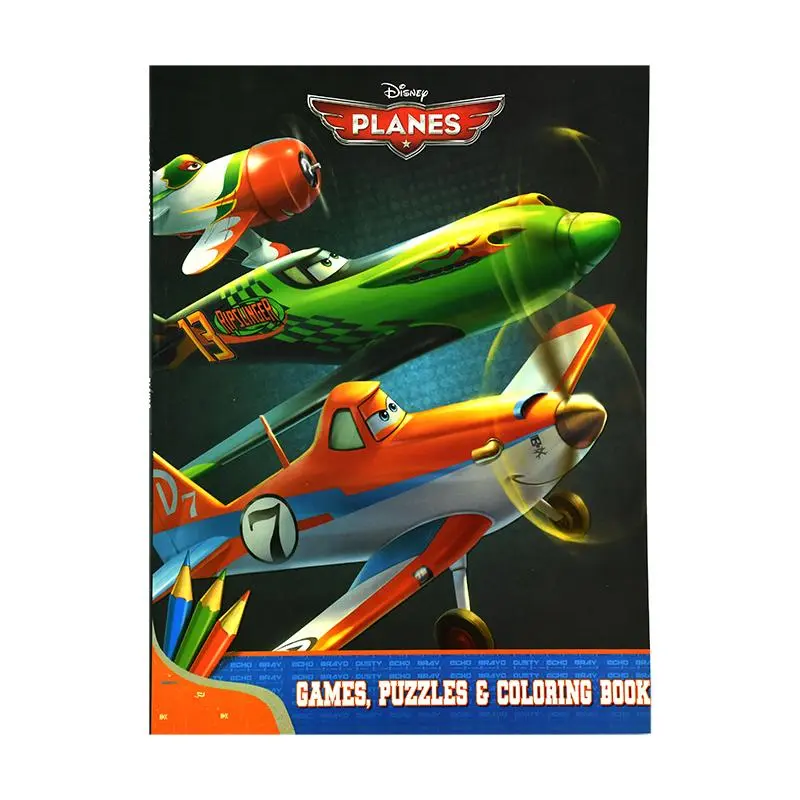 DISNEY PLANES GAMES PUZZLES COLOURING BOOK